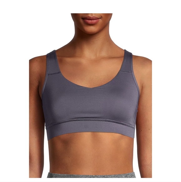 NWT Avia Strappy Gray Sports Bra Size Small - Picture 1 of 8